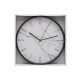 Reloj plastico simil marmol blanco 30cm diam.