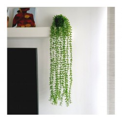 Planta artificial colgante c/maceta plastica - 86cm largo