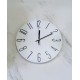 Reloj de pared redondo blanco y negro 30cm