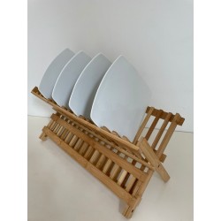 Posa platos de bamboo plegable25x25x45cm