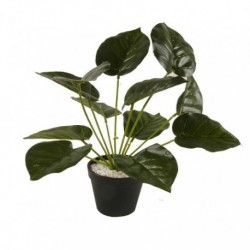 Planta artificial 40cm con maceta plastica Monstera 2