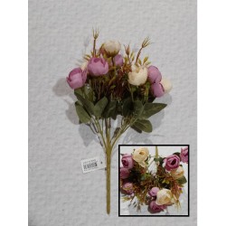 Flor artificial ramo pimpollos 30cm largo - colores surtidos