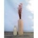 Adorno de madera eucalipto florero torneado 20cm